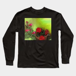 Begonia and Geranium Long Sleeve T-Shirt